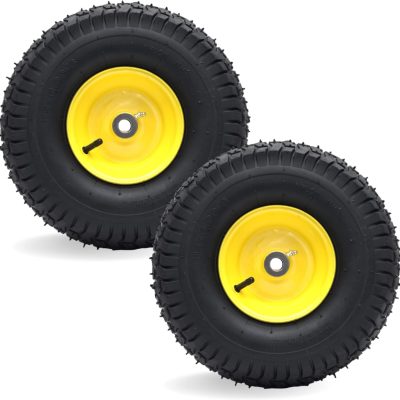15" x 6.00-6" Front Tires & Wheels for John Deere D100 Series (Set of 2)