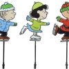 Peanuts Lighted Pathway Markers, Holiday Outdoor Yard Decor (Ice Skating)