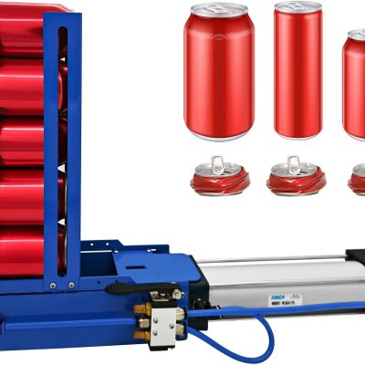 Pneumatic 6-Can Crusher – Fast Aluminum Can Recycling