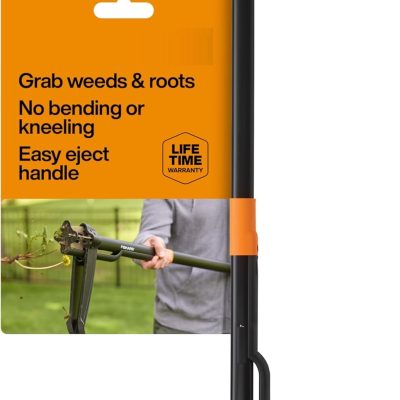 4-Claw Stand Up Weed Puller with 39" Ergonomic Handle, Easy-Eject Gardening Tool