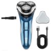 Waterproof Electric Razor for Men with Pop-Up Trimmer – Cordless, Rechargeable