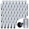 60 Pcs 33mm Chrome Lug Nut Covers for Truck & Trailer, Screw-On Caps