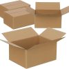 100 Pack 8x6x4" Small Corrugated Shipping Boxes, Brown