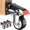 Heavy Duty 3" Workbench Casters Kit, 880 lbs Capacity, 4 Pack