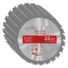 10-Pack 6-1/2" Circular Saw Blades 24T, Carbide Tipped, 5/8" Arbor, Multi-Material