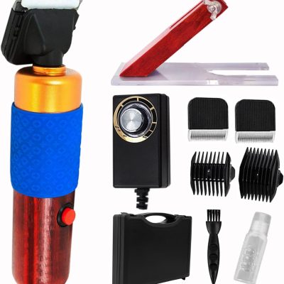 Carpet Trimmer Electric Rug Shears with Stand & 2 Blades for Tufting