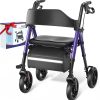 Z21 Rollator Walker for Seniors – Foldable, All-Terrain, 350lb Capacity