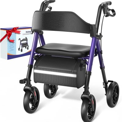 Z21 Rollator Walker for Seniors – Foldable, All-Terrain, 350lb Capacity