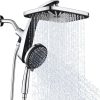 High Pressure Shower Head with Handheld Combo, 10 Spray Modes & Magnetic Dock