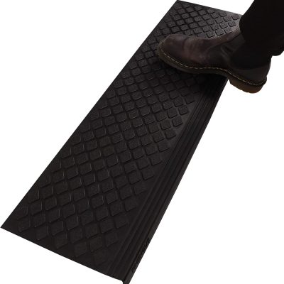 Rubber Non-Slip Stair Treads 30"x10" (6-Pack)