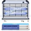 Electric Bug Zapper with 2 Extra Bulbs, 2800V Indoor Fly & Mosquito Killer