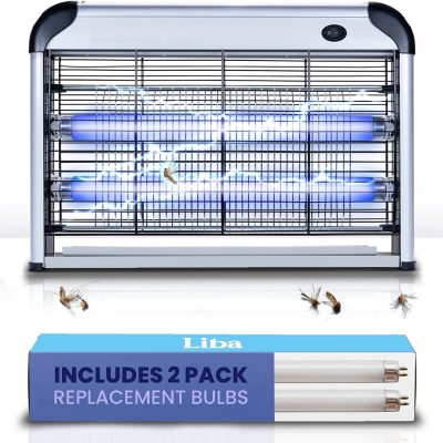 Electric Bug Zapper with 2 Extra Bulbs, 2800V Indoor Fly & Mosquito Killer